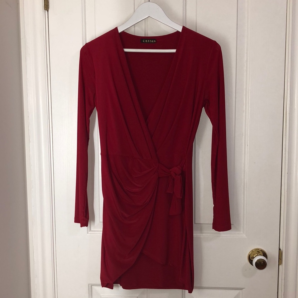 Long sleeved mini dress from Hollywood Boutique.